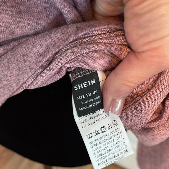 NWOT SHEIN Pink Sweater - Picture 4 of 4